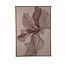 PTMD Wandpaneel Lorinde Lichtbruin canvas Bloemen