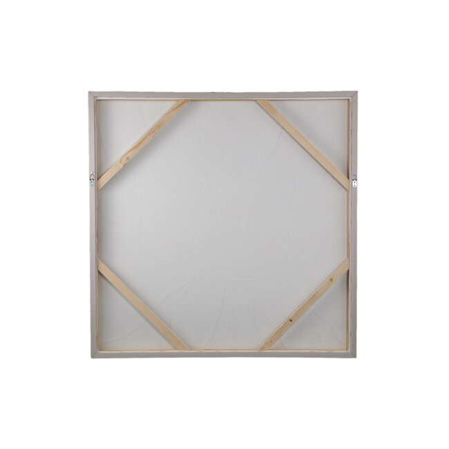 PTMD Wandpaneel Florise Creme canvas bloemen A