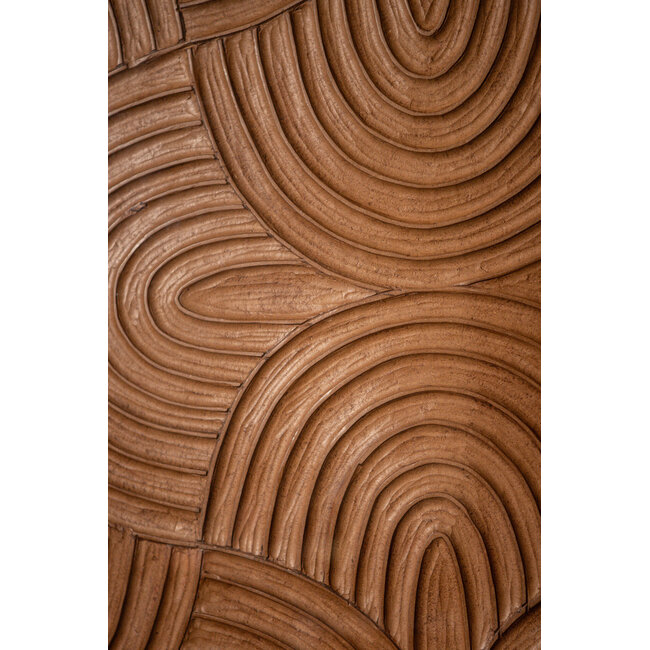PTMD Wandpaneel Elasah Bruin met swirl patroon
