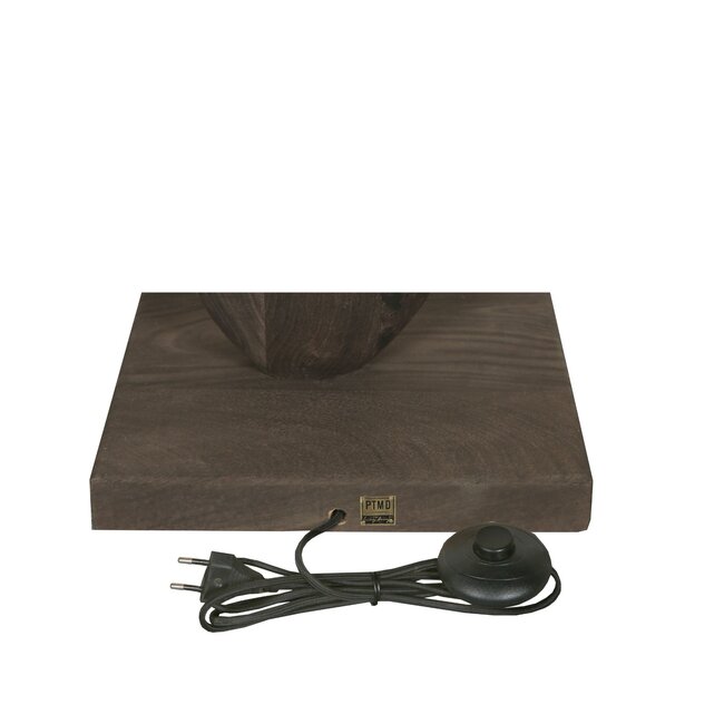 PTMD Vloerlamp lampvoet Kodey Bruin mangohout