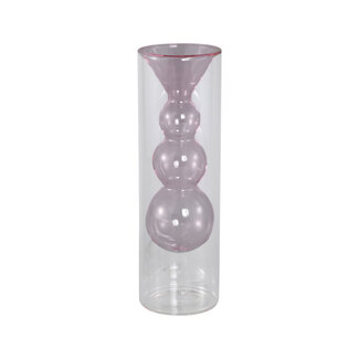 PTMD Vaas Yanna Roze met bolvormige binnenkant groot
