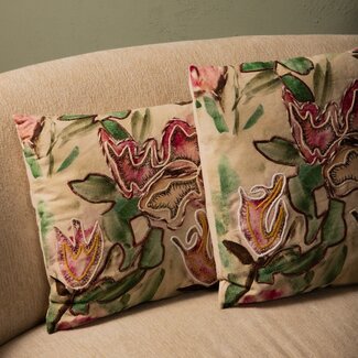 PTMD Kussen Ayumi Roze vierkant abstract