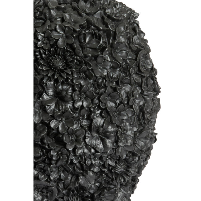 Light en Living Vaas deco Ø17x20 cm VIOLETA mat zwart