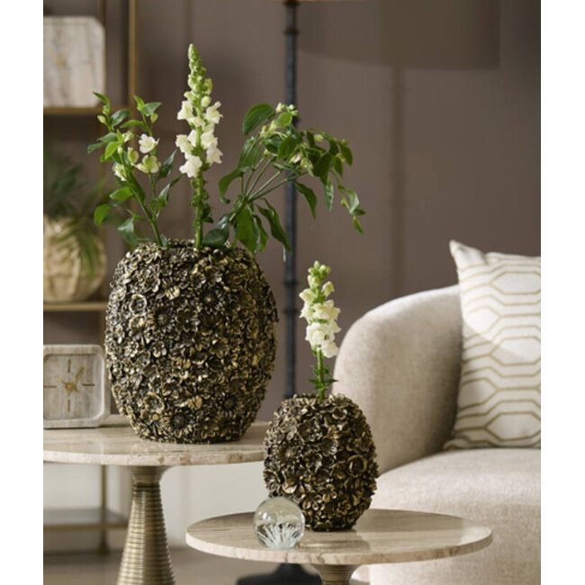 Light en Living Vaas deco Ø17x20 cm VIOLETA brons