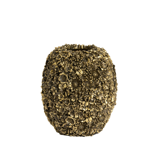 Light en Living Vaas deco Ø27x30,5 cm VIOLETA brons