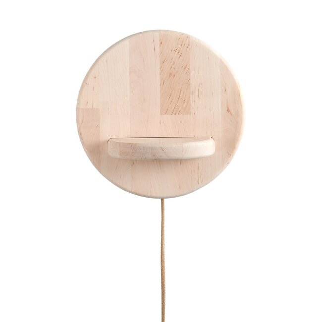 Good&Mojo Wandlamp elzenhout CORSICA naturel