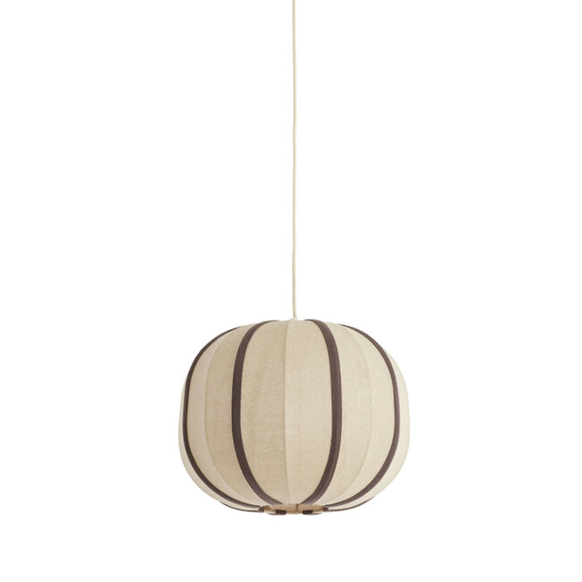 Light en Living Hanglamp Ø40x30 cm ESMIRIA natural+donkerbruin