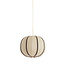 Light en Living Hanglamp Ø40x30 cm ESMIRIA natural+donkerbruin