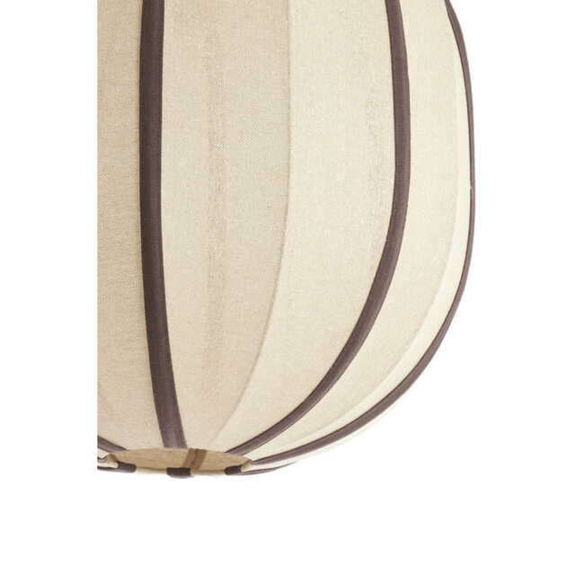 Light en Living Hanglamp Ø51x48 cm ESMIRIA natural+donkerbruin