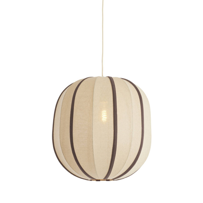 Light en Living Hanglamp Ø51x48 cm ESMIRIA natural+donkerbruin
