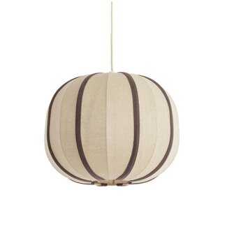 Light en Living Hanglamp Ø40x30 cm ESMIRIA natural+donkerbruin