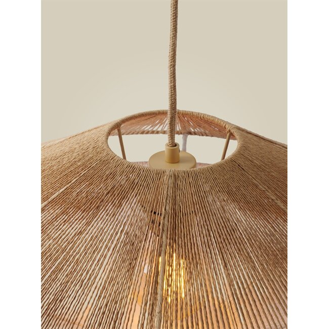 Good&Mojo Hanglamp papiertouw LUMBINI naturel S
