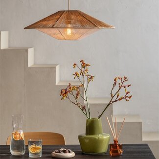 Good&Mojo Hanglamp papiertouw LUMBINI naturel L