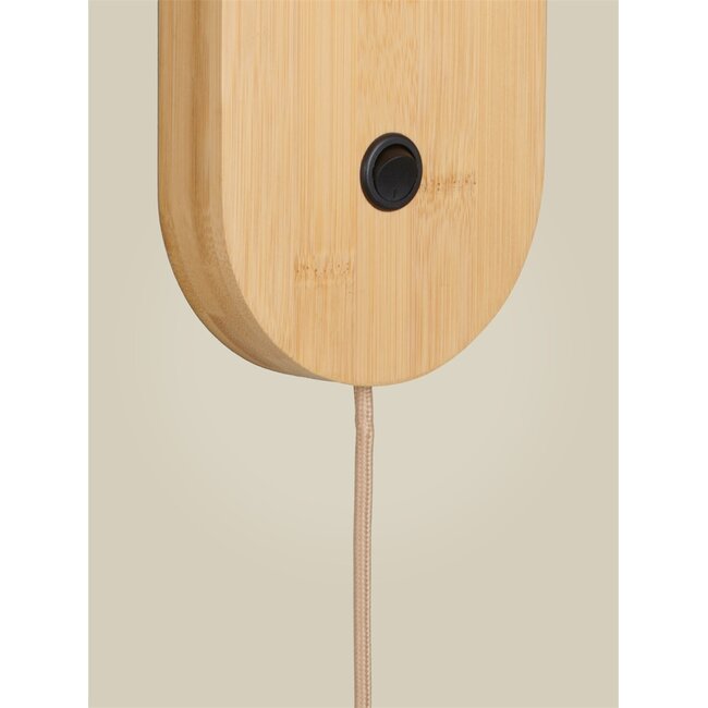 Good&Mojo Wandlamp bamboe JAVA bruin