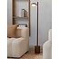 Good&Mojo Vloerlamp essenhout OKINAWA bruin