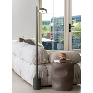 Good&Mojo Vloerlamp essenhout OKINAWA groen