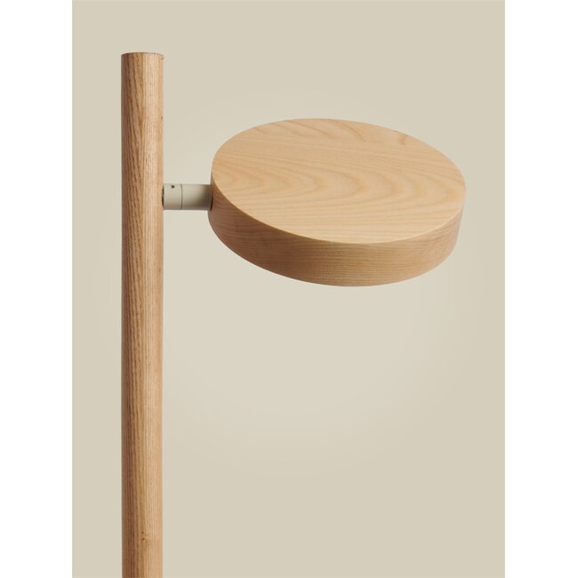 Good&Mojo Vloerlamp essenhout OKINAWA naturel