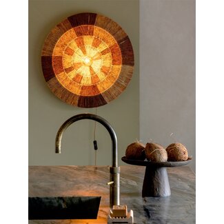 Good&Mojo Wandlamp SERENGETI naturel / bruin L