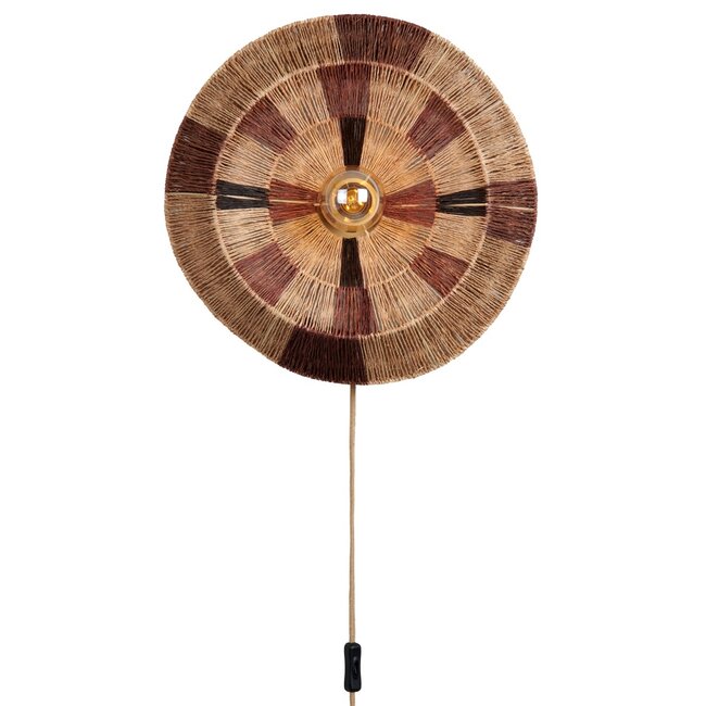 Good&Mojo Wandlamp SERENGETI naturel / bruin S