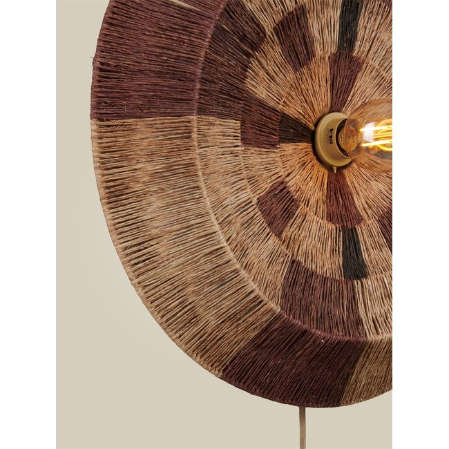 Good&Mojo Wandlamp SERENGETI naturel / bruin S