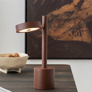 Good&Mojo Tafellamp essenhout OKINAWA bruin