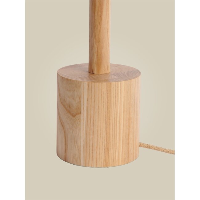 Good&Mojo Tafellamp essenhout OKINAWA naturel