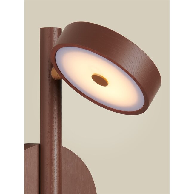 Good&Mojo Wandlamp essenhout OKINAWA bruin