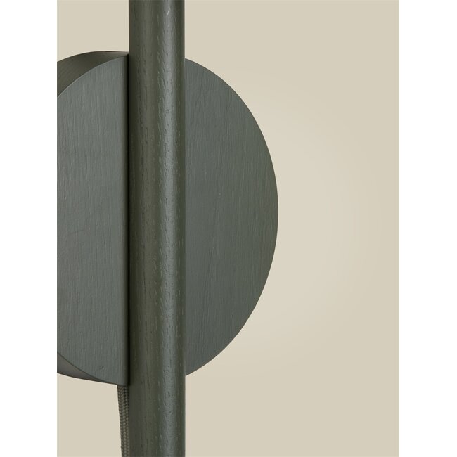 Good&Mojo Wandlamp essenhout OKINAWA groen