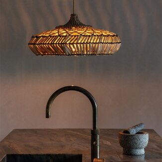 Good&Mojo Hanglamp abacca RINJANI naturel S