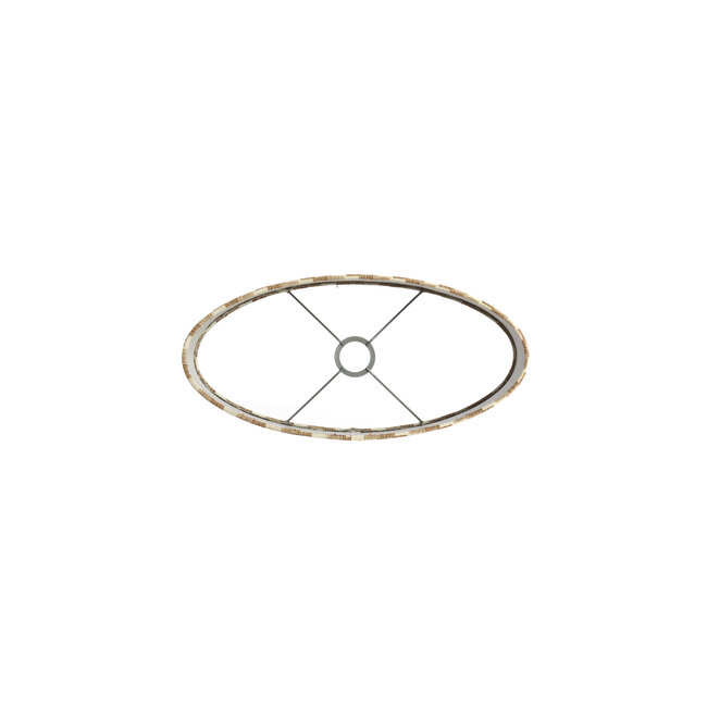 Light en Living Kap ovaal recht smal hoog 45-21-22 cm JINX bruin