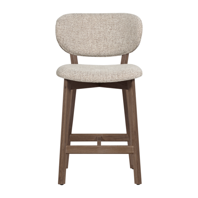 Woood Udar Barstoel Naturel Met Houten Frame Bruin [fsc]