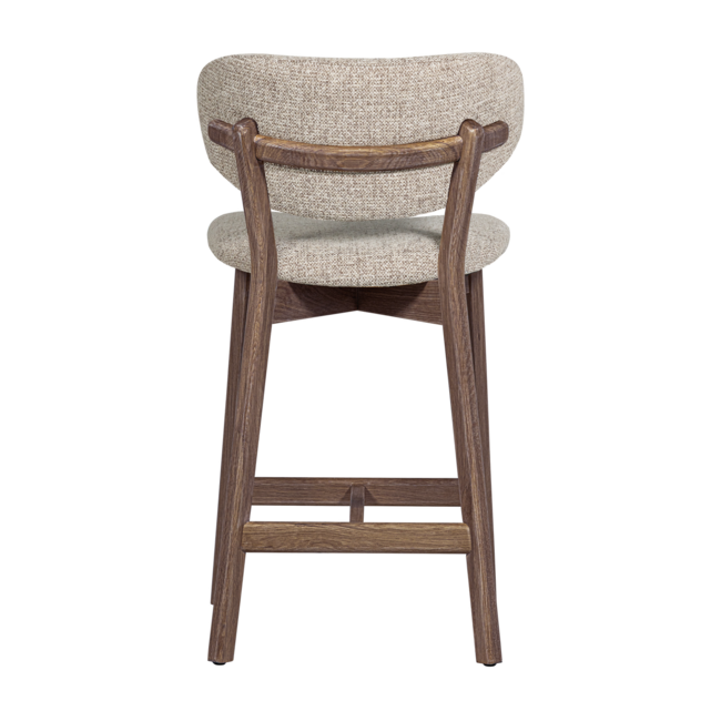 Woood Udar Barstoel Naturel Met Houten Frame Bruin [fsc]