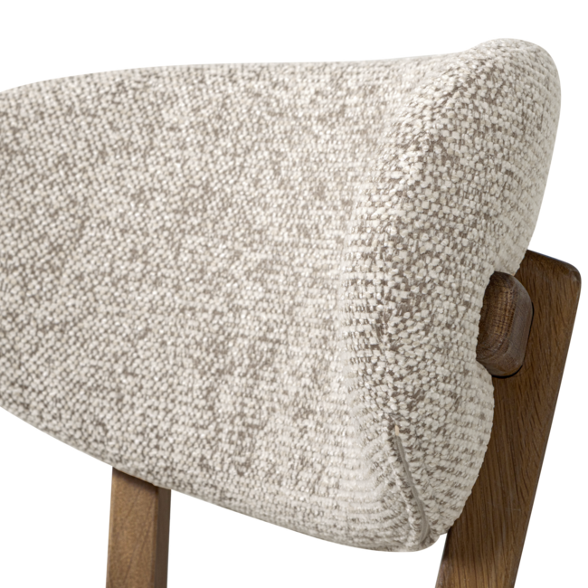 Woood Udar Barstoel Naturel Met Houten Frame Bruin [fsc]