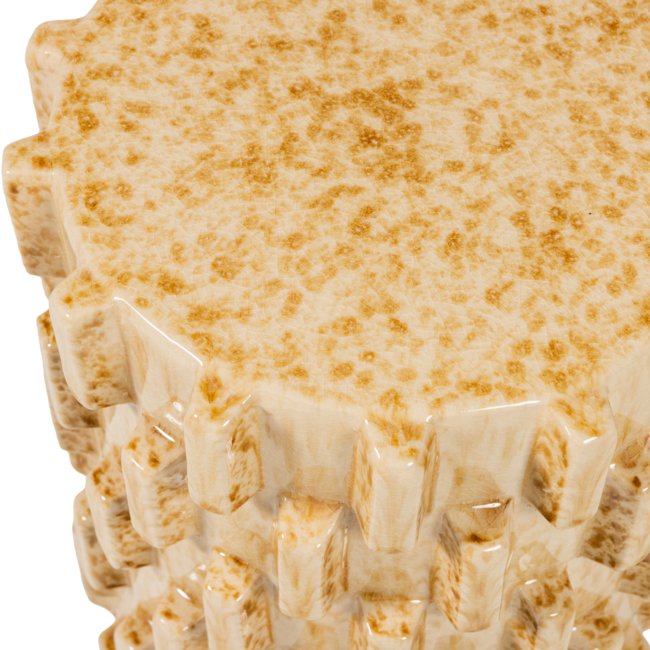 Woood Axu Decoratieve Bijzettafel O35x45 Cm Keramiek Zand