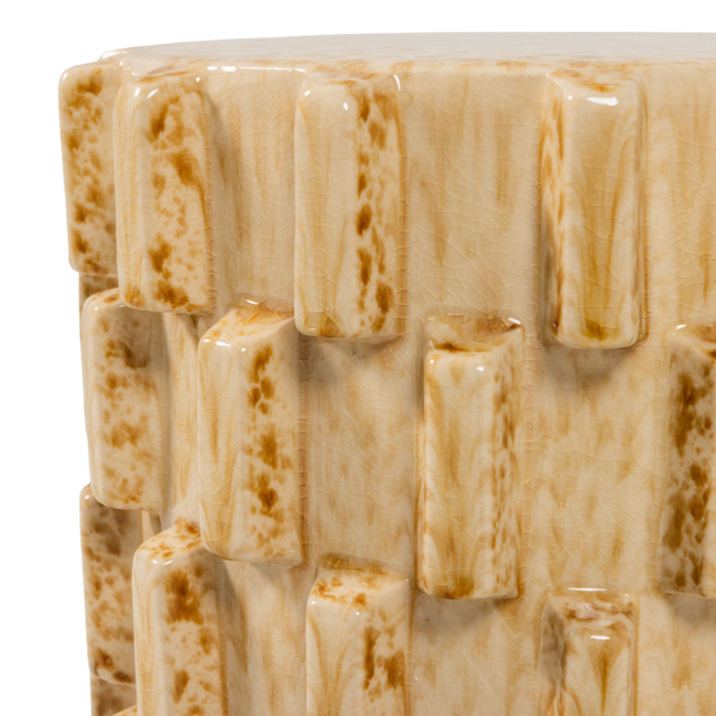 Woood Axu Decoratieve Bijzettafel O35x45 Cm Keramiek Zand