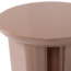 Woood Orivo Bijzettafel Hout Hoogglans Oudroze [fsc]
