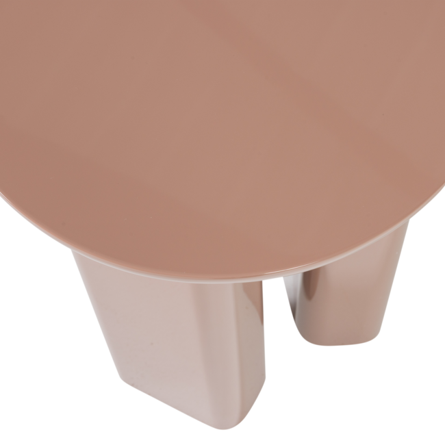 Woood Orivo Bijzettafel Hout Hoogglans Oudroze [fsc]