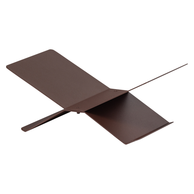 Woood Brook Boekenstandaard Liggend Metaal Donkerbruin