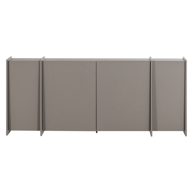 Woood Brock Dressoir 200 Cm Essen Fineer Warmgrijs [fsc]