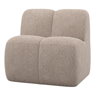 Woood Mojo Eetbank 84 Cm Met Rugleuning Wollig Donkerzand