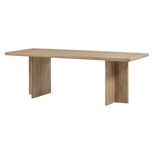 Woood Ato Eettafel 220x90 Cm Mangohout Naturel