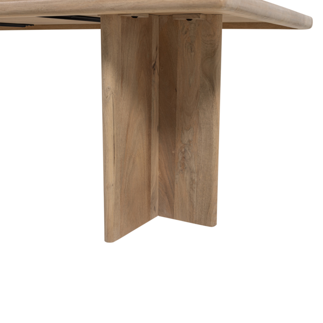 Woood Ato Eettafel 220x90 Cm Mangohout Naturel