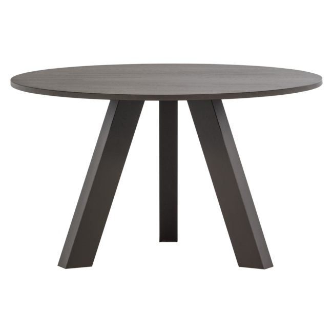 Woood Rhonda Eettafel O129 Cm Eiken Middenbruin [fsc]
