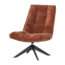 Woood Jouke Draaifauteuil Chenille Structuur Roestbruin [fsc]