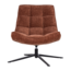 Woood Maudi Draaifauteuil Chenille Structuur Bruin