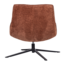 Woood Maudi Draaifauteuil Chenille Structuur Bruin