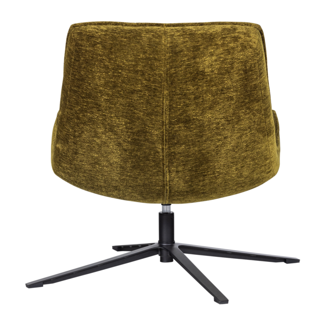 Woood Maudi Draaifauteuil Chenille Structuur Groen