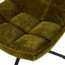 Woood Maudi Draaifauteuil Chenille Structuur Groen