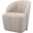 Woood Mojo Draaifauteuil Ribstof Ecru