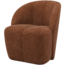 Woood Mojo Draaifauteuil Wollig Roestbruin